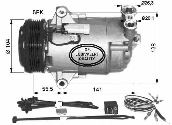 NRF Compressor, air conditioning – price 692 PLN