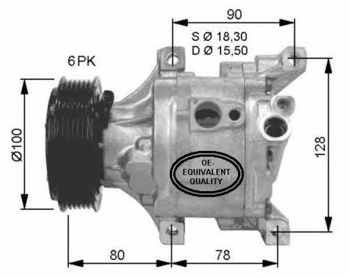 NRF Compressor, air conditioning – price 695 PLN