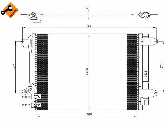 AC Condenser NRF 350028
