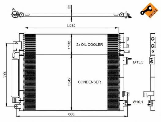 AC Condenser NRF 350037