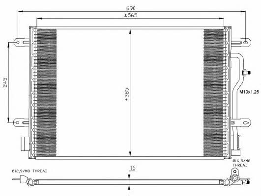 AC Condenser NRF 35404