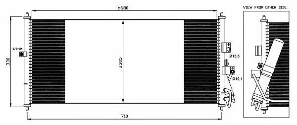 NRF AC Condenser – price 364 PLN