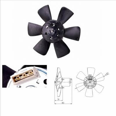 NRF 47391 Hub, engine cooling fan wheel 47391