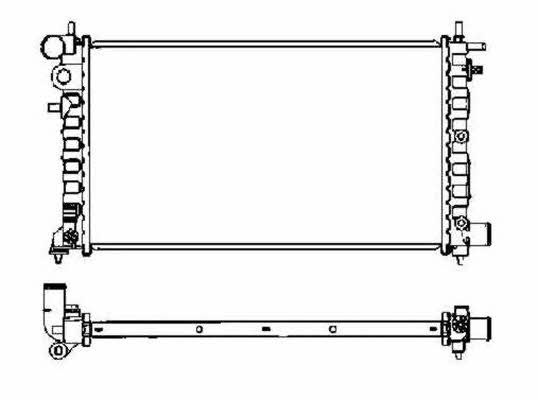NRF Engine cooling radiator – price 257 PLN