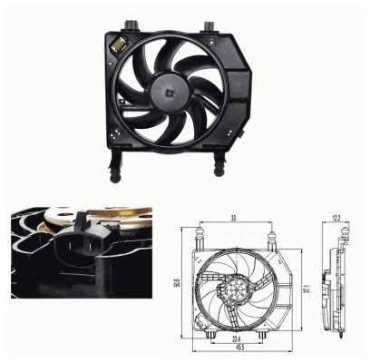 NRF 47681 Hub, engine cooling fan wheel 47681