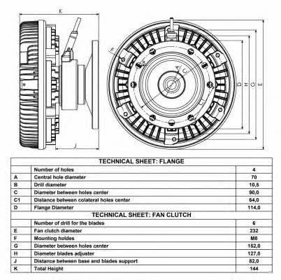 NRF Viscous coupling assembly – price 1462 PLN