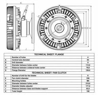 NRF Viscous coupling assembly – price 1438 PLN