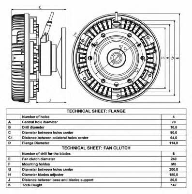 NRF Viscous coupling assembly – price 1506 PLN