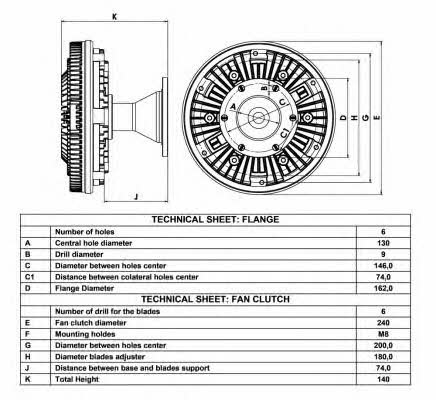NRF Viscous coupling assembly – price 841 PLN