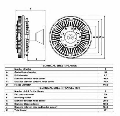 NRF Viscous coupling assembly – price 940 PLN