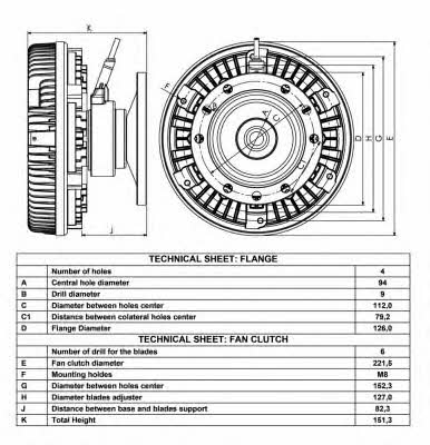 NRF Viscous coupling assembly – price 1382 PLN