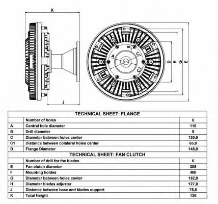 NRF Viscous coupling assembly – price 933 PLN