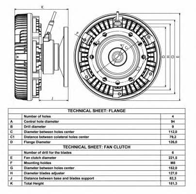 NRF Viscous coupling assembly – price 1384 PLN