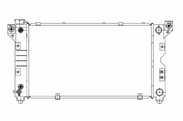 NRF Engine cooling radiator – price 430 PLN