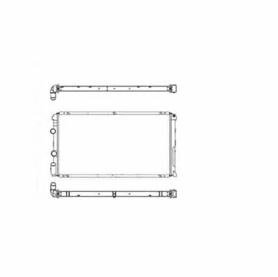 NRF Engine cooling radiator – price 363 PLN