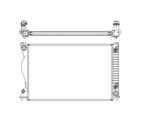 NRF 58220 Radiator, engine cooling 58220