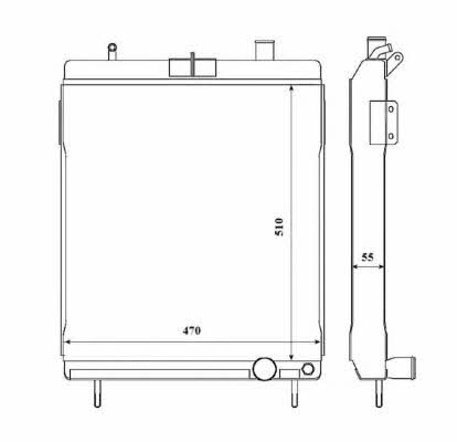 NRF Radiator, engine cooling – price