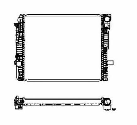 NRF Engine cooling radiator – price 623 PLN