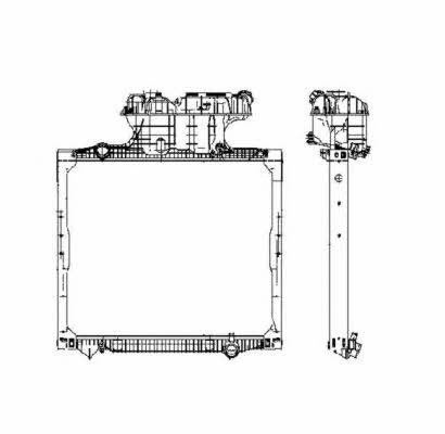 NRF Radiator, engine cooling – price 1955 PLN