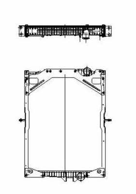 NRF Radiator, engine cooling – price 1650 PLN