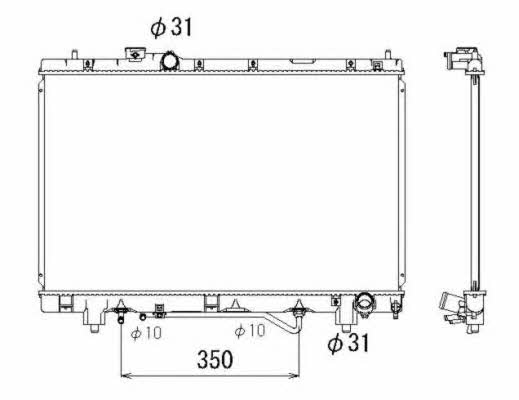 NRF 53318 Radiator, engine cooling 53318