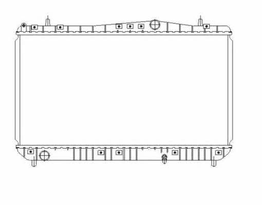Engine cooling radiator NRF 53384
