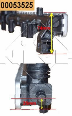 Radiator, engine cooling NRF 53525