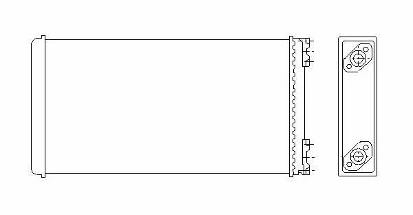 NRF Heat exchanger, interior heating – price 124 PLN