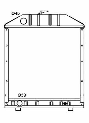 53664 NRF Engine cooling radiator