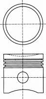 Nural 87-103800-00 Piston 8710380000