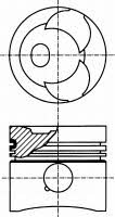 Nural 87-173807-10 Piston 8717380710