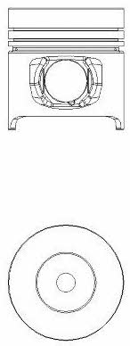Nural 87-247800-00 Piston 8724780000 8724780000 Nural Piston