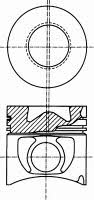 Nural 87-289300-00 Piston 8728930000