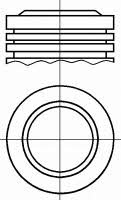 Piston Fiat 500: 8752760600 Nural Piston