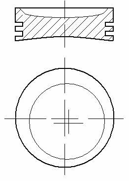 Nural 87-101300-00 Piston 8710130000