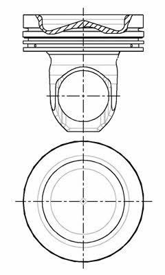 Nural 87-123200-10 Piston 8712320010 8712320010 Nural Piston