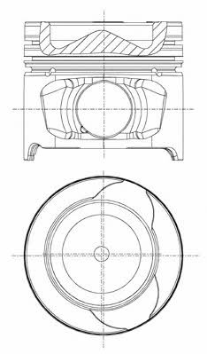 Nural 87-123400-40 Piston 8712340040