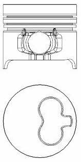 Nural 87-336500-00 Piston 8733650000