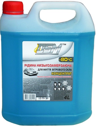 O S M 4820168980145 Winter windshield washer fluid, concentrate, -80 °C, 4l 4820168980145