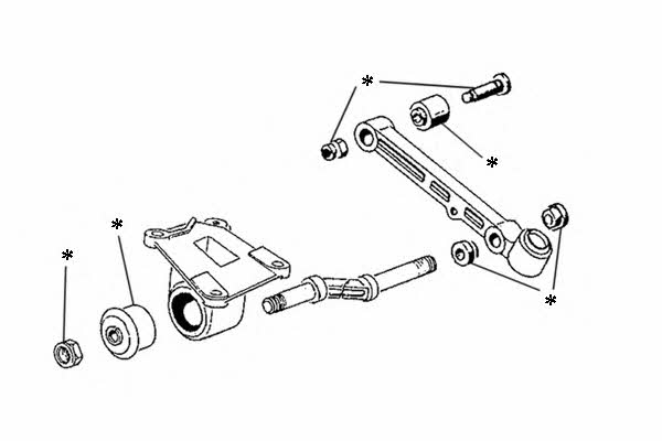 Ocap 0902265 Control arm kit 0902265