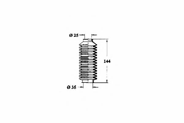 Ocap 1211138 Steering rod boot 1211138