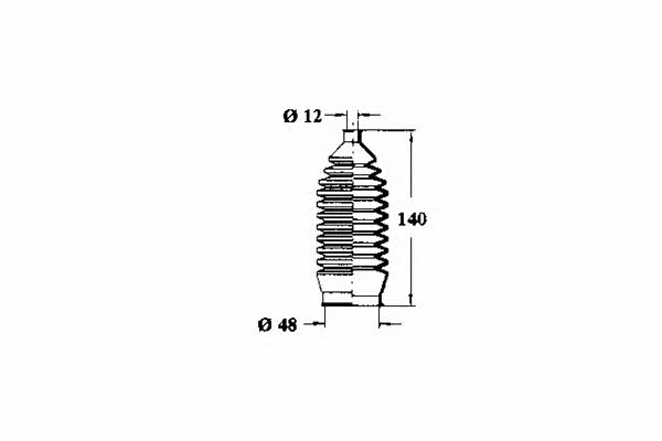 Ocap 1211150 Steering rod boot 1211150