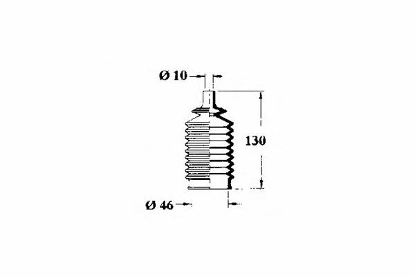 Ocap 1211166 Steering rod boot 1211166