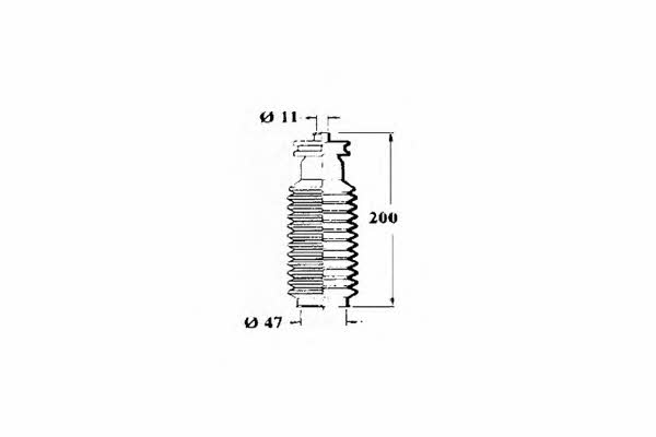 Ocap 1211171 Steering rod boot 1211171