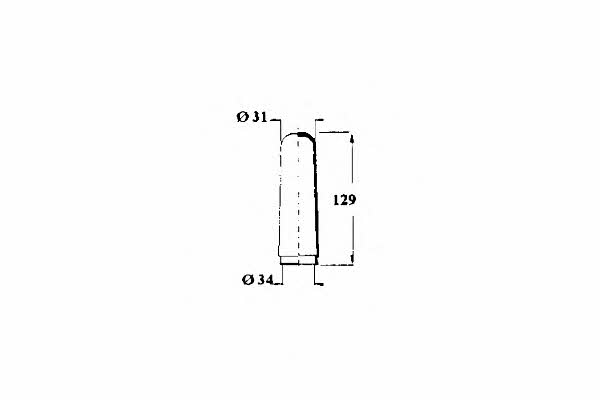 Ocap 1211225 Steering rod boot 1211225