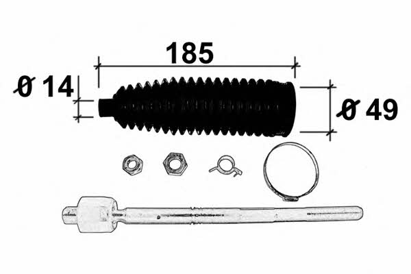 Ocap 0602139-K Steering rack repair kit 0602139K
