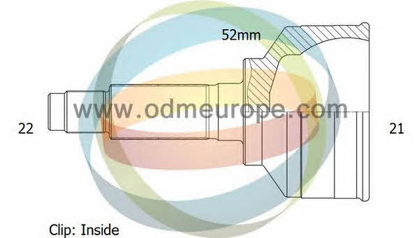 Odm-multiparts 12-000305 CV joint 12000305
