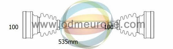 Odm-multiparts 18-012600 Drive shaft 18012600