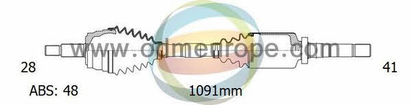 Odm-multiparts 18-012731 Drive shaft 18012731