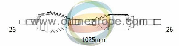 Odm-multiparts 18-152040 Drive shaft 18152040